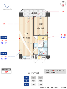 立花金子ビル 302 【東京都小村井】 の間取り図
