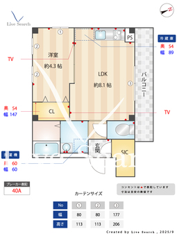 グランメゾン 401 【東京都総武・中央緩行線　東中野駅】 の間取り図