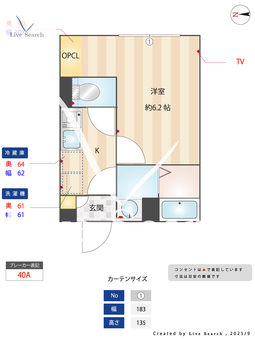 フロレスタ中野 402 【東京都新井薬師駅】 の間取り図