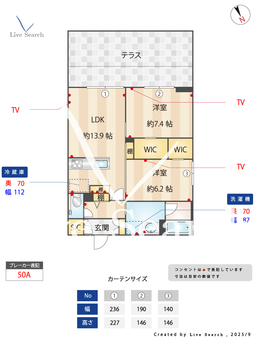 ルピナスⅠ 105 【埼玉県八潮駅】 の間取り図