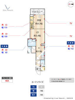 プライムガーデン若木 208 【東京都上板橋】 の間取り図