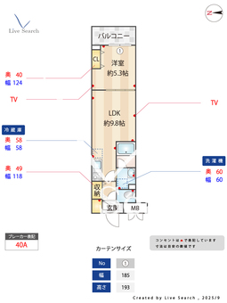 プライムガーデン若木 214 【東京都上板橋】 の間取り図