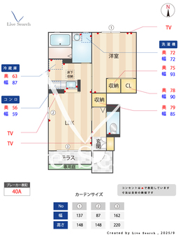シャーメゾン岩出 0103 【和歌山県ＪＲ和歌山線 下井阪駅】 の間取り図