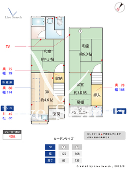 高見の里6丁目テラス　リフォーム後  【大阪府近鉄南大阪線「高見ノ里」駅 　徒歩9～10分】 の間取り図