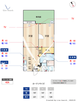 セキワガーデンハウス春日 106 【和歌山県岩出駅】 の間取り図