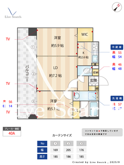 Quintet　Minami　Fukuoka 803 【福岡県雑餉隈駅】 の間取り図