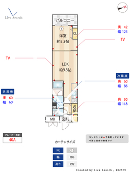 プライムガーデン若木 517 【東京都上板橋】 の間取り図