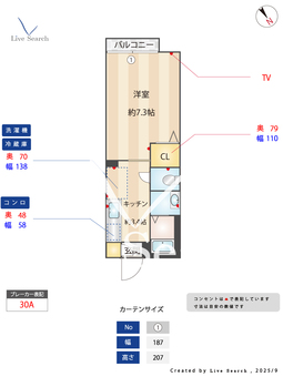 フレグランス　S　 203 【神奈川県反町駅】 の間取り図