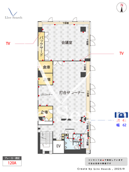 芦花公園駅前ビル 3F 【東京都芦花公園駅　徒歩1分】 の間取り図