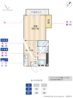 ビラ・グリーン・ヒル 203 【兵庫県阪急電鉄阪急神戸線 岡本駅 徒歩18分】 の間取り図