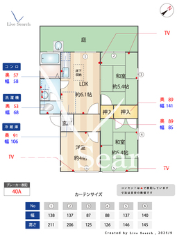 ハイツフォレスト 106 【和歌山県ＪＲ和歌山線 岩出駅】 の間取り図