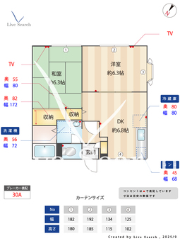 リフォーネⅡ 101 【神奈川県東山田駅】 の間取り図