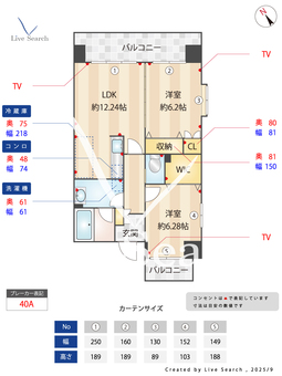 CAMARADE(カマラード) 202 【福岡県地下鉄　箱崎宮前】 の間取り図