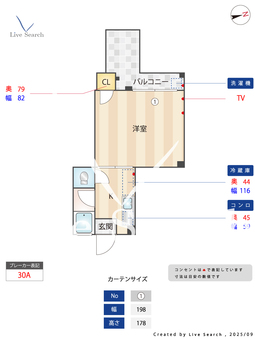 サンパークマンション大橋 201 【福岡県西鉄バス　東大橋　停】 の間取り図
