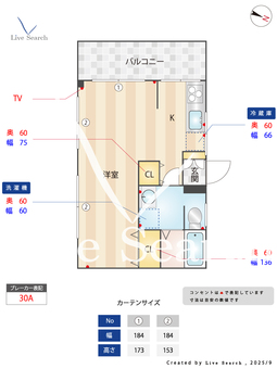 青葉マンション 202 【東京都赤土小学校前駅】 の間取り図