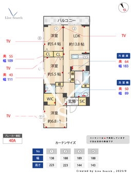 セントリビエ 302 【神奈川県武蔵中原駅】 の間取り図