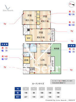 グラシアフィス武庫川 L 【兵庫県甲東園】 の間取り図