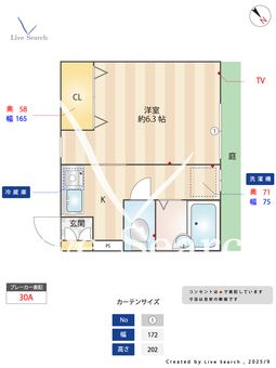 サーフテラス 102 【神奈川県国府津】 の間取り図