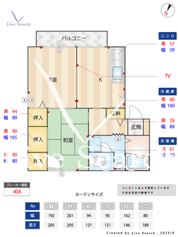 ディアス大澤 205 【和歌山県ＪＲ阪和線 和歌山駅】 の間取り図