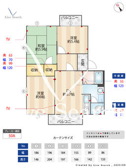 フレグランス船所 207 【和歌山県南海電鉄南海本線 和歌山市駅】 の間取り図