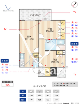 RJRプレシア大橋駅前 204 【福岡県西鉄大橋駅】 の間取り図