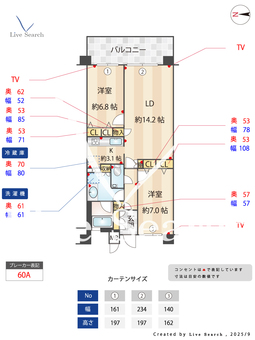 エスリード四条室町 508 【京都府四条】 の間取り図