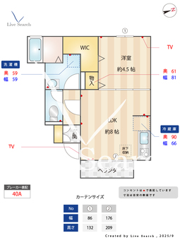 ネサンス 105 【東京都東府中駅】 の間取り図