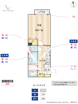グローリア若葉台 101 【兵庫県神戸電鉄有馬線　北鈴蘭台駅】 の間取り図