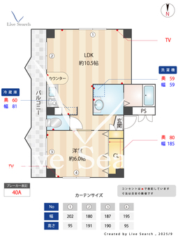 エクセル心斎橋西 801 【大阪府大阪メトロ四つ橋線　四ツ橋駅】 の間取り図