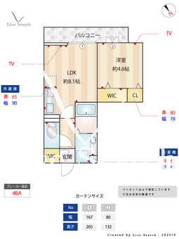 フェリーチェ 205 【埼玉県吉川美南】 の間取り図
