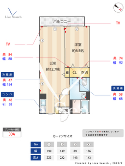 オークフォレスト 201 【埼玉県的場駅】 の間取り図