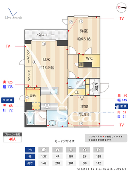 シュエットセレール武蔵小杉 302 【神奈川県武蔵小杉駅】 の間取り図