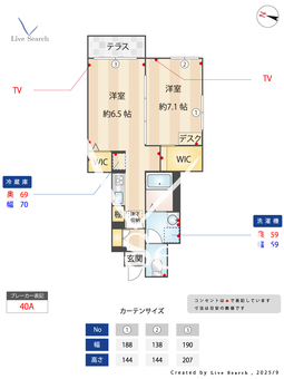 プランドール大山 101 【東京都大山】 の間取り図