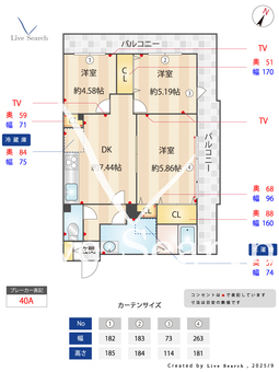 クレアコート大蔵 201 【東京都成城学園前駅】 の間取り図
