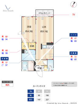 サンポート　Ⅱ 201 【茨城県大甕駅】 の間取り図
