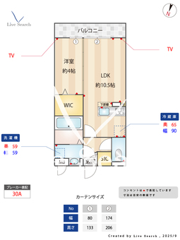 アンクレージュⅠ 303 【埼玉県草加駅】 の間取り図