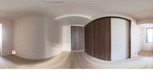 プラウドタワー北浜 208 【大阪府北浜駅】 の間取り図