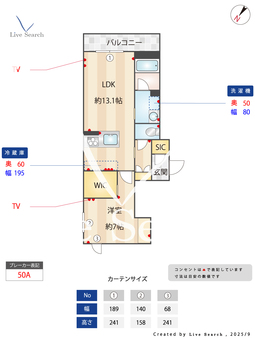 ドムス 201 【埼玉県ふじみ野駅】 の間取り図