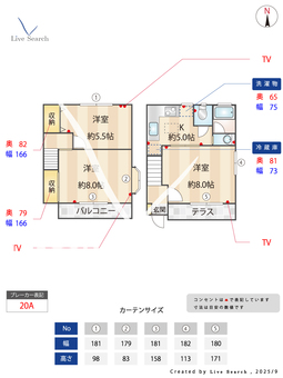 ハイツオビツB 101 【埼玉県霞ヶ関】 の間取り図