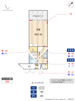 Kビル 303 【神奈川県元住吉駅】 の間取り図