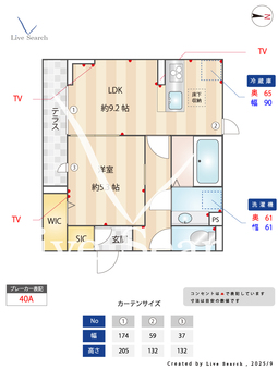 Dアヴァンス千間台東　B棟 302 【埼玉県せんげん台駅】 の間取り図