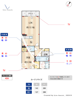 シャーメゾンブロート 101 【鹿児島県純心学園前駅】 の間取り図
