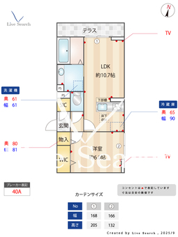 Dアヴァンス千間台東　B棟 101 【埼玉県せんげん台駅】 の間取り図