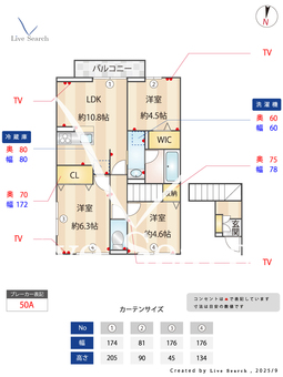 エミネンスⅡ 201 【埼玉県谷塚駅】 の間取り図
