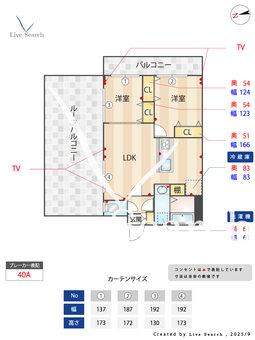 ローラン武蔵野 401 【東京都三鷹駅】 の間取り図