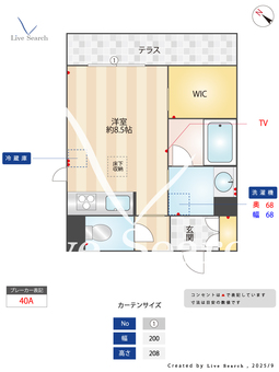 メゾン　ド　ショコラ 101 【福岡県博多駅】 の間取り図