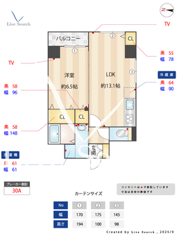 L'Allure松原 402 【愛知県金山総合駅　東別院駅】 の間取り図