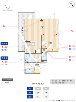YOGA Symhaus 401 【東京都用賀駅】 の間取り図