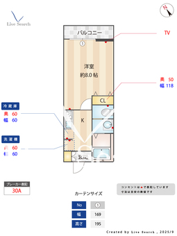 ラコリーナ狭山 201 【埼玉県狭山ヶ丘駅】 の間取り図