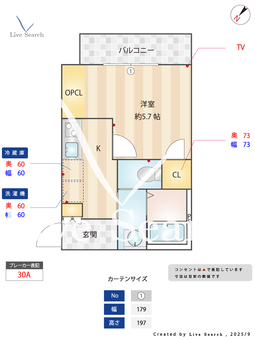 ラコリーナ狭山 303 【埼玉県狭山ヶ丘駅】 の間取り図